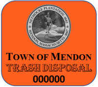 Town of Mendon Trash Sticker